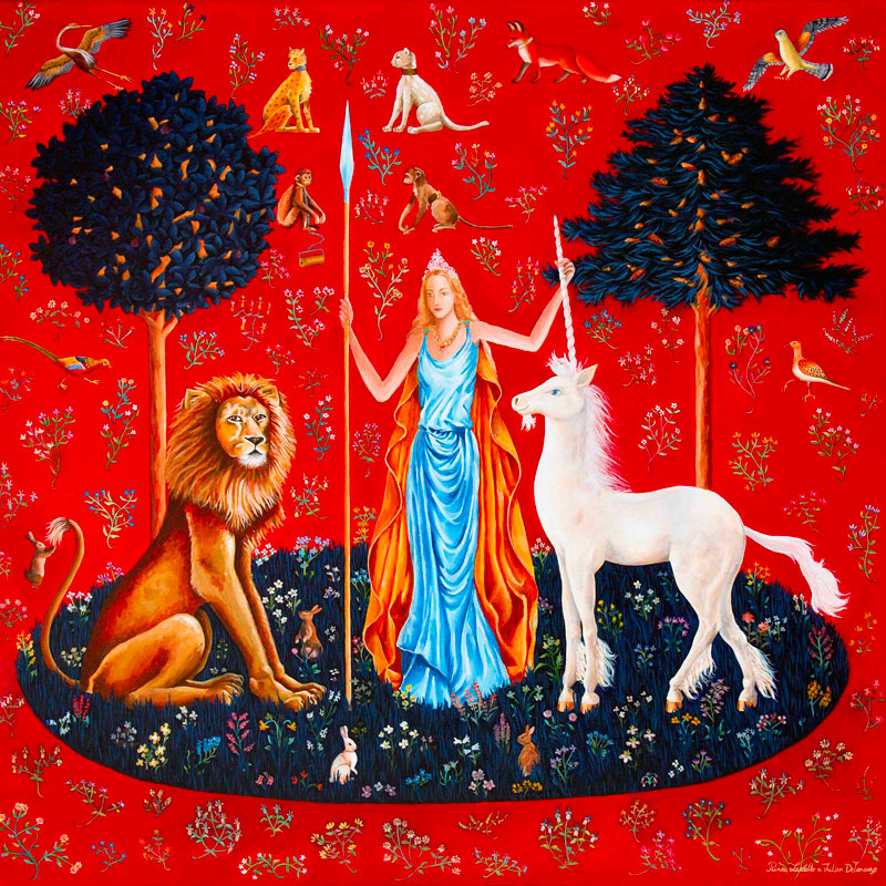 LE-TOUCHER—les-8-tableaux-de-la-Dame-à-la-Licorne