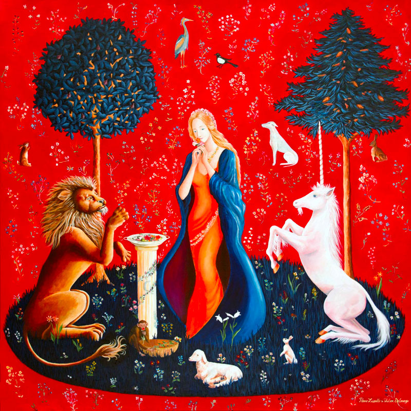 L’ODORAT—les-8-tableaux-de-la-Dame-à-la-Licorne